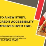 According to a new study, newcomer credit accessibility in Canada improves over time.