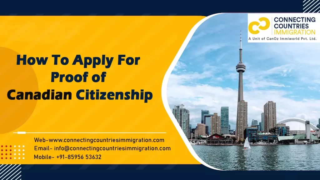 How To Apply For Proof of Canadian Citizenship