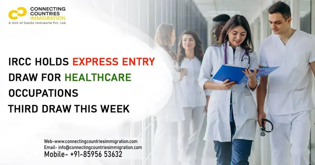 IRCC Holds Express Entry Draw for Healthcare Occupations; Third Draw This Week