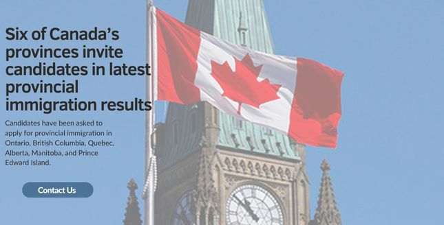 Six of Canada’s provinces invite candidates in latest provincial immigration results