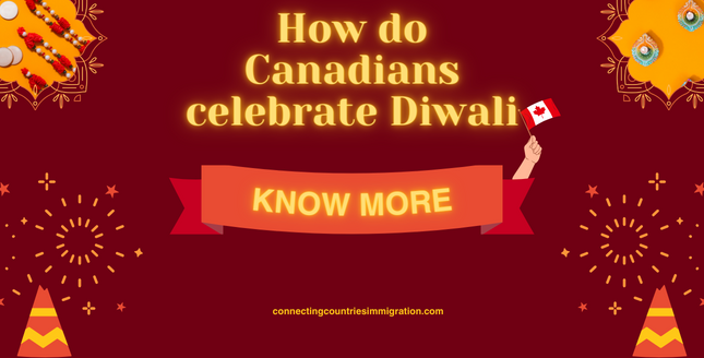 How do Canadians celebrate Diwali?
