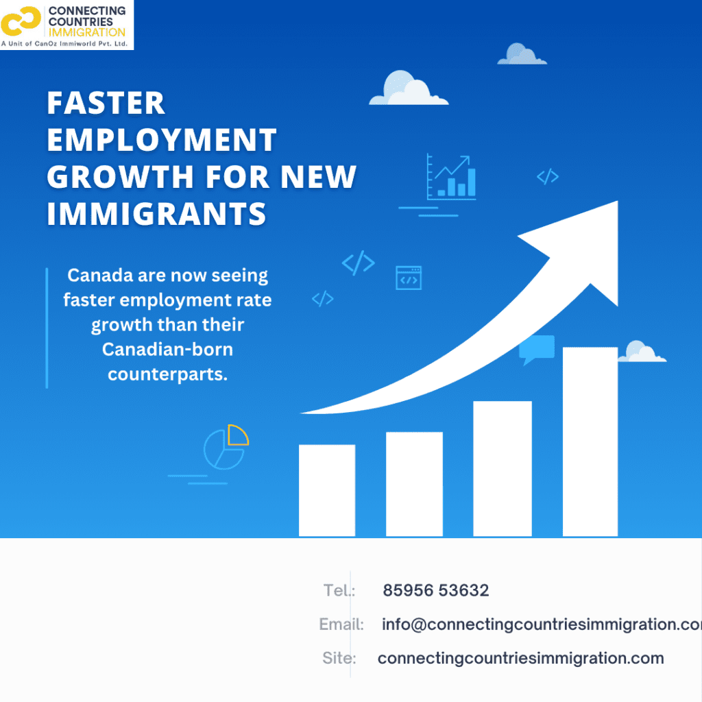 Faster employment growth for new immigrants