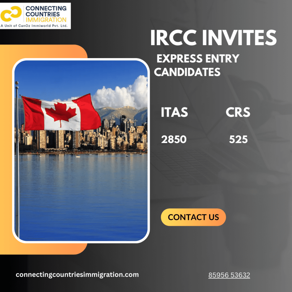 IRCC invites 2,850 Express Entry candidates in latest draw